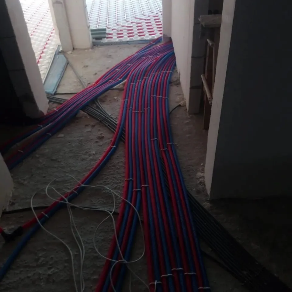 Apartman yerden ısıtma sistemi uygulaması